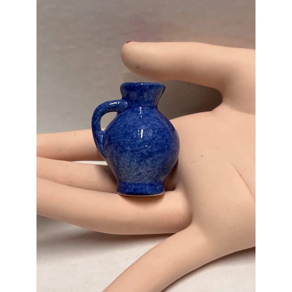 Enesco Tea Pot and jar with handle Cs‎ mini set of 2